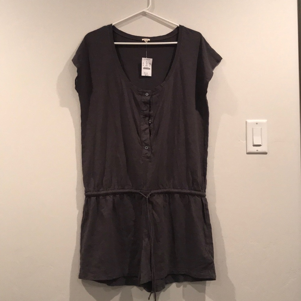 Grey J. Crew Romper